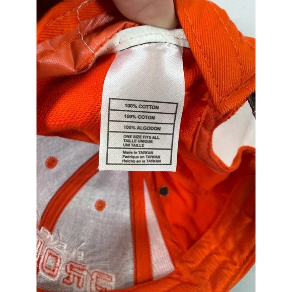 NFL Cleveland Browns Football Hat Brown Orange Adjustable Cap Bulldog Logo Mens - Picture 8 of 8